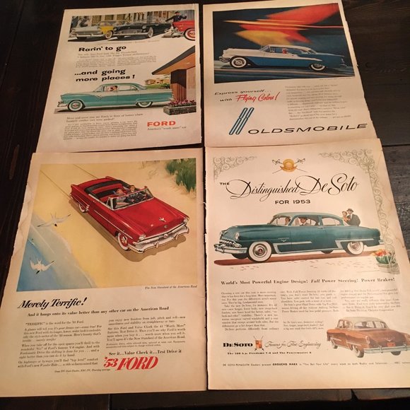 Various Other - 1950's Automobile Advertisements
